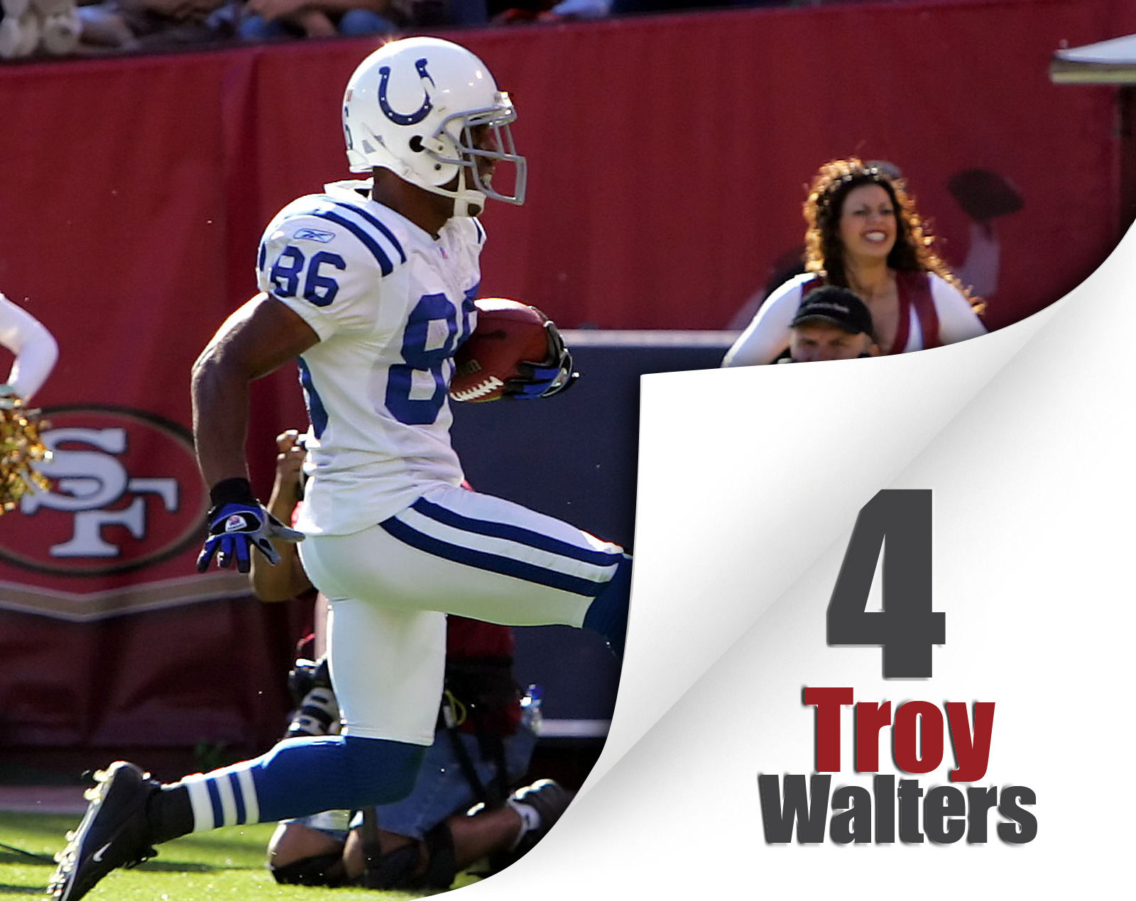 Touchdown catches by Peyton Manning's receivers